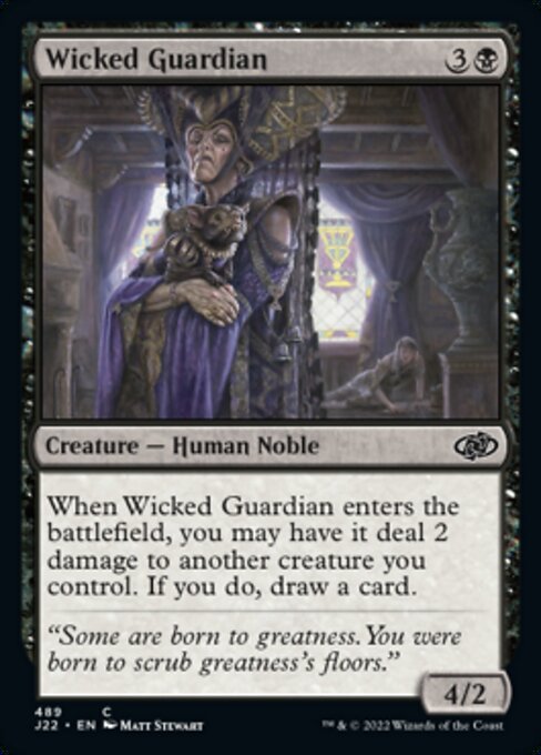 【EN】意地悪な後見人/Wicked Guardian [J22] 黒C No.489