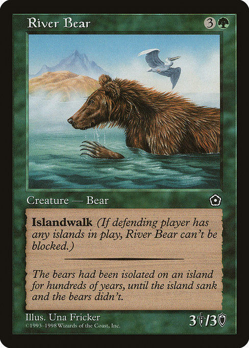 【EN】河熊/River Bear [P02] 緑U No.144