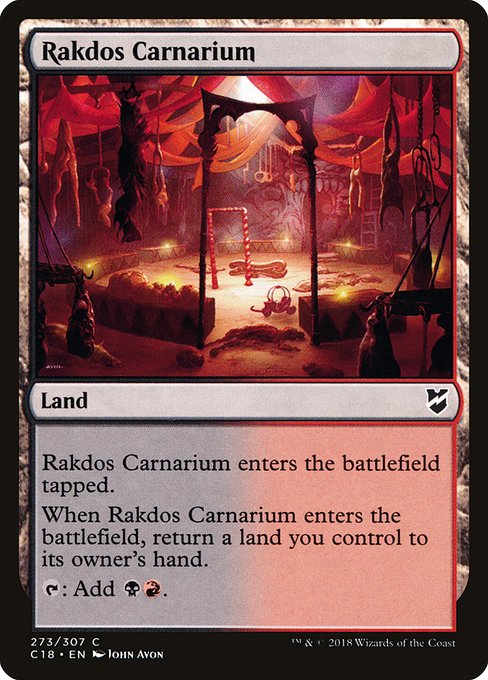 【EN】ラクドスの肉儀場/Rakdos Carnarium [C18] 無C No.273