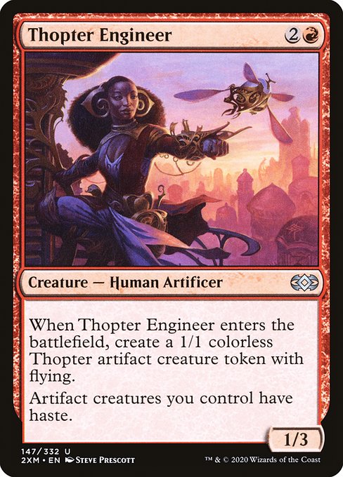 【Foil】【EN】飛行機械技師/Thopter Engineer [2XM] 赤U No.147