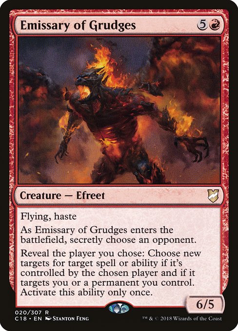 【EN】遺恨の使者/Emissary of Grudges [C18] 赤R No.20