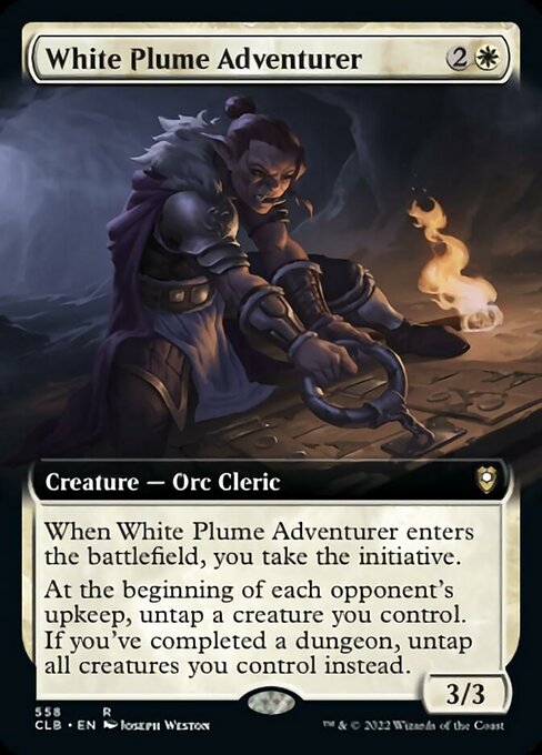 【Foil】【EN】白羽山の冒険者/White Plume Adventurer [CLB] 白R No.558