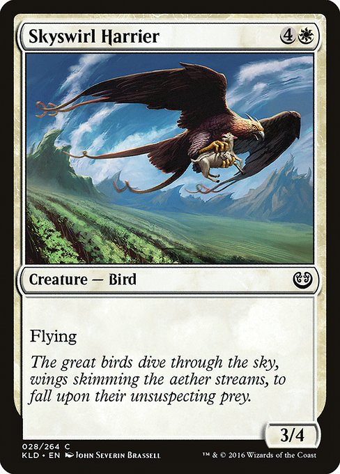 【EN】空渦鷹/Skyswirl Harrier [KLD] 白C No.28