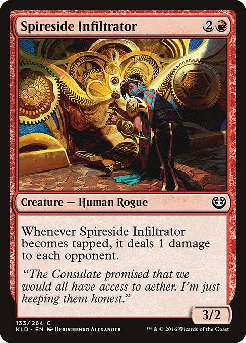 【Foil】【EN】尖塔横の潜入者/Spireside Infiltrator [KLD] 赤C No.133