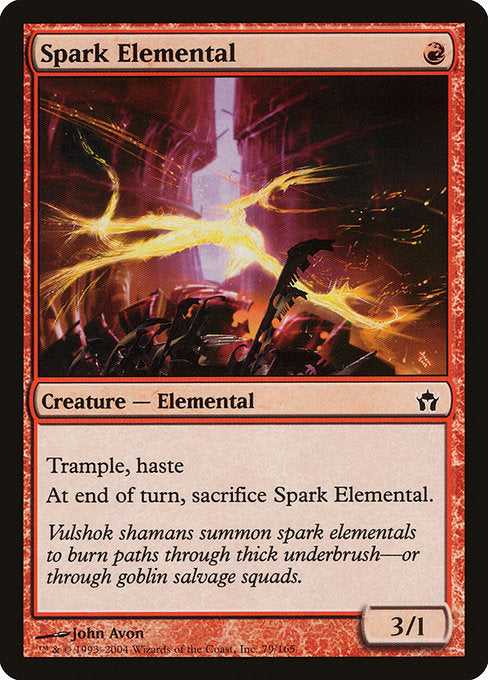 【EN】火花の精霊/Spark Elemental [5DN] 赤C No.79