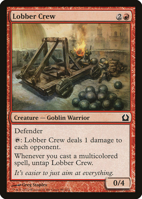 【Foil】【EN】高射砲手/Lobber Crew [RTR] 赤C No.99