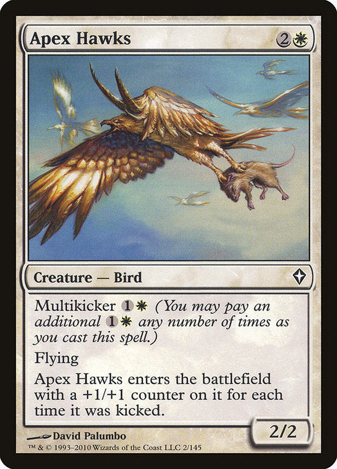 【Foil】【EN】天頂の鷹/Apex Hawks [WWK] 白C No.2