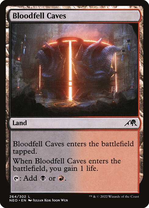 【EN】血溜まりの洞窟/Bloodfell Caves [NEO] 無C No.264