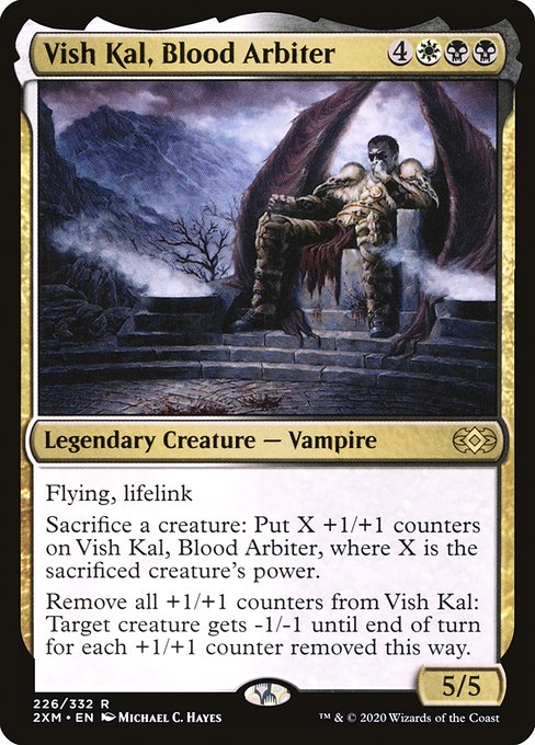 【Foil】【EN】血の調停者、ヴィシュ・カル/Vish Kal, Blood Arbiter [2XM] 金R No.226