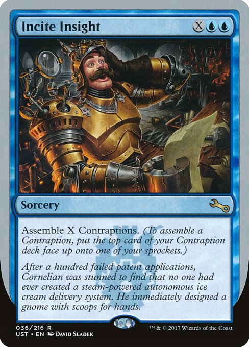 【Foil】【EN】Incite Insight [UST] 青R No.36
