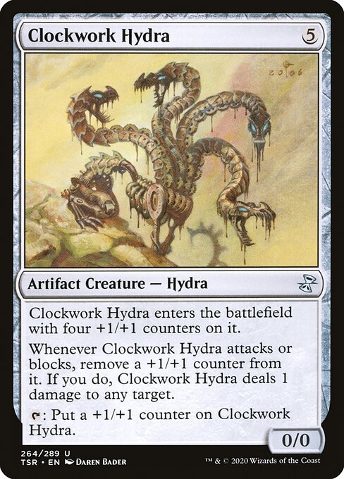 【Foil】【EN】機械仕掛けのハイドラ/Clockwork Hydra [TSR] 茶U No.264