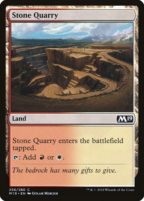 【Foil】【EN】採石場/Stone Quarry [M19] 無C No.256