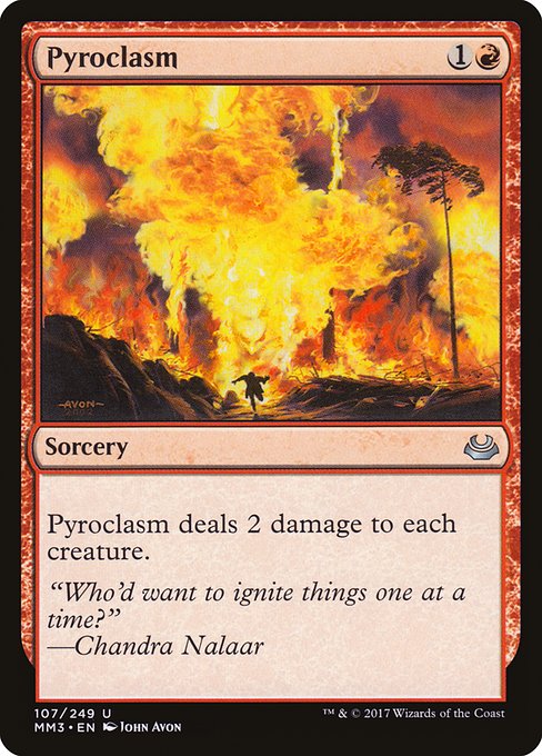 【Foil】【EN】紅蓮地獄/Pyroclasm [MM3] 赤U No.107