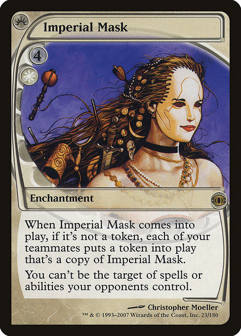 【Foil】【EN】皇帝の仮面/Imperial Mask [FUT] 白R No.23