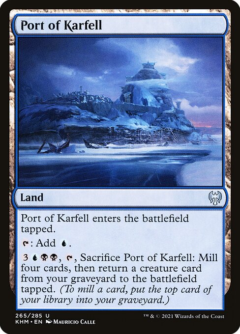 【Foil】【EN】カーフェルの港/Port of Karfell [KHM] 無U No.265