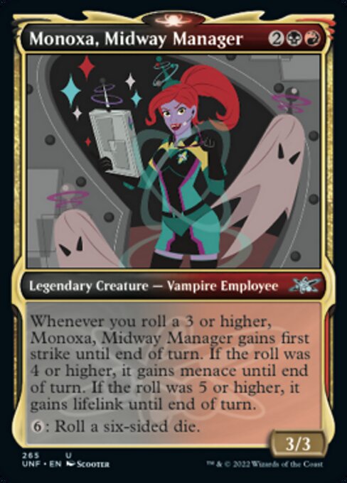 【Foil】【EN】Monoxa, Midway Manager [UNF] 金U No.265