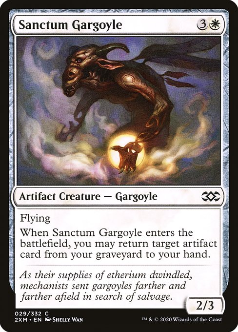 【Foil】【EN】聖域のガーゴイル/Sanctum Gargoyle [2XM] 茶C No.29