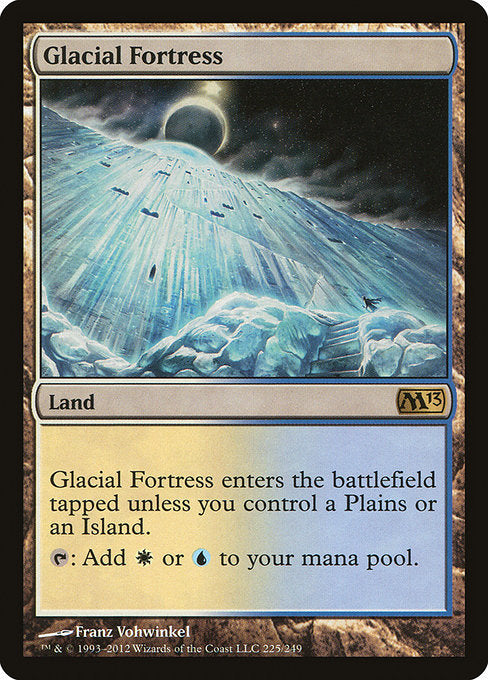 【Foil】【EN】氷河の城砦/Glacial Fortress [M13] 無R No.225
