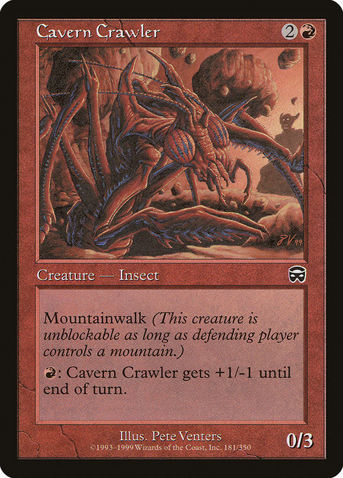 【EN】洞窟を這うもの/Cavern Crawler [MMQ] 赤C No.181