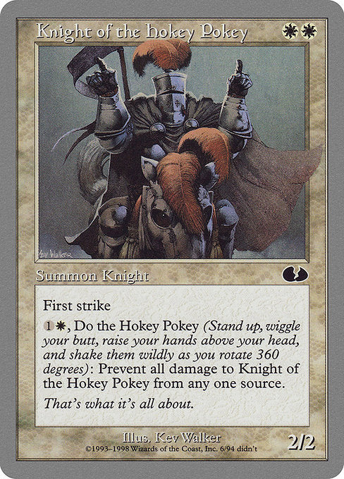 【EN】Knight of the Hokey Pokey [UGL] 白C No.6