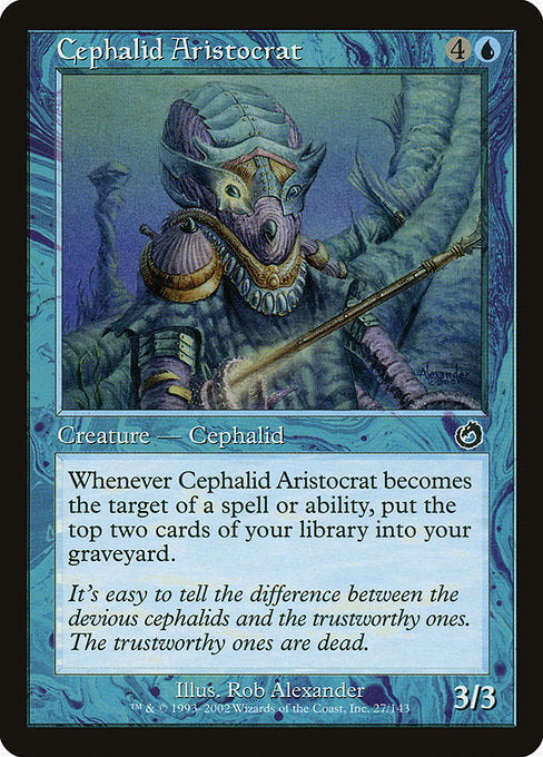 【Foil】【EN】セファリッドの貴族/Cephalid Aristocrat [TOR] 青C No.27