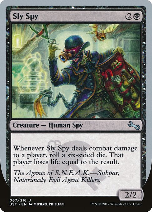 【Foil】【EN】Sly Spy [UST] 黒U No.67f