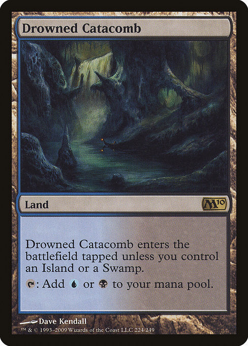 【Foil】【EN】水没した地下墓地/Drowned Catacomb [M10] 無R No.224