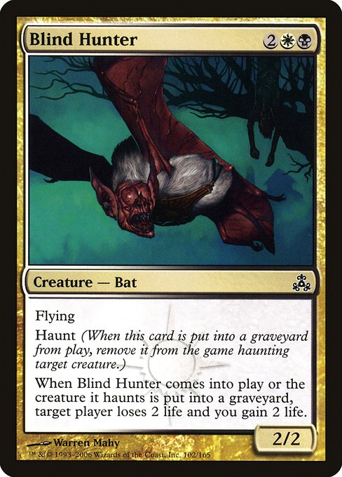 【Foil】【EN】盲目の狩人/Blind Hunter [GPT] 金C No.102