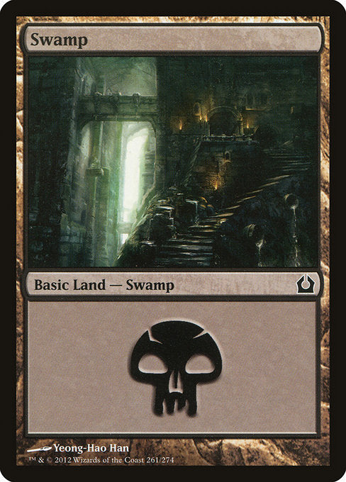 【Foil】【EN】沼/Swamp [RTR] 無C No.261