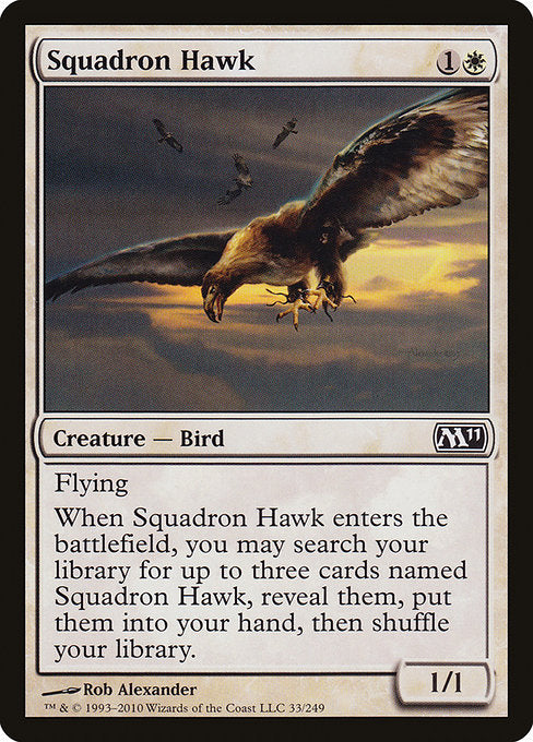 【Foil】【EN】戦隊の鷹/Squadron Hawk [M11] 白C No.33