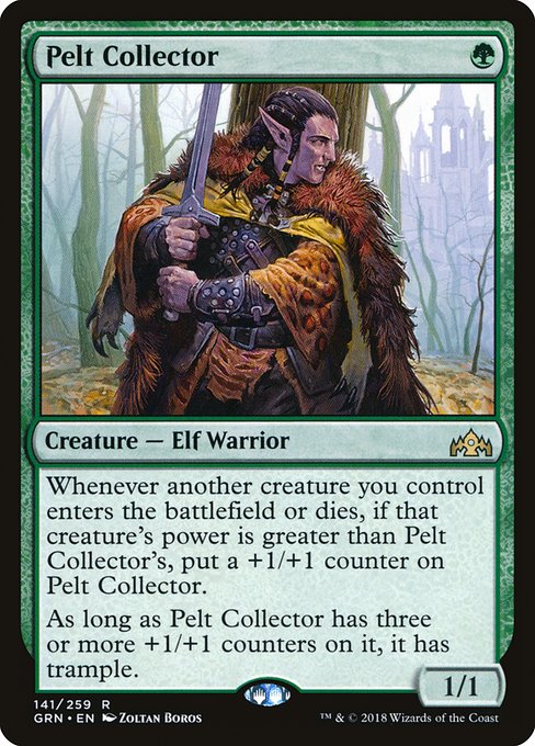 【Foil】【EN】生皮収集家/Pelt Collector [GRN] 緑R No.141