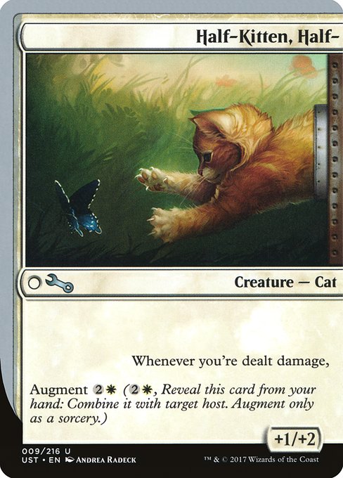 【Foil】【EN】Half-Kitten, Half- [UST] 白U No.9