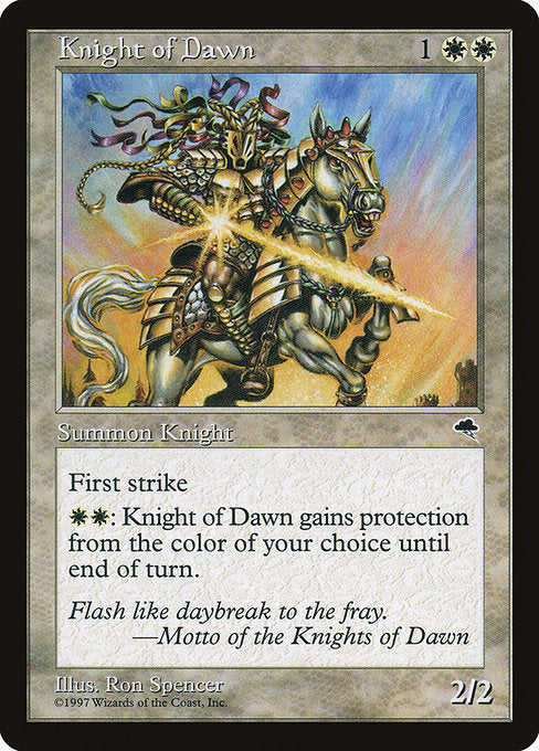 【EN】暁の騎士/Knight of Dawn [TMP] 白U No.26