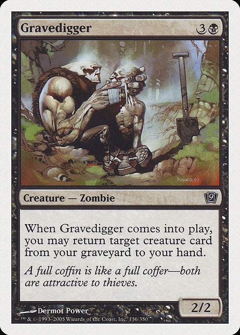 【EN】グレイブディガー/Gravedigger [9ED] 黒C No.136