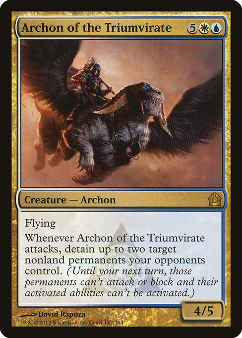 【EN】三巨頭の執政官/Archon of the Triumvirate [RTR] 金R No.142