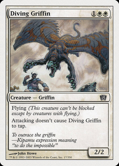 【EN】急降下するグリフィン/Diving Griffin [8ED] 白C No.17