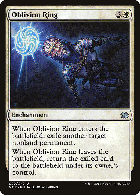 【Foil】【EN】忘却の輪/Oblivion Ring [MM2] 白U No.29