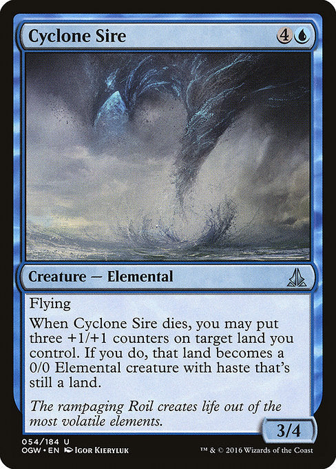 【EN】竜巻の種父/Cyclone Sire [OGW] 青U No.54