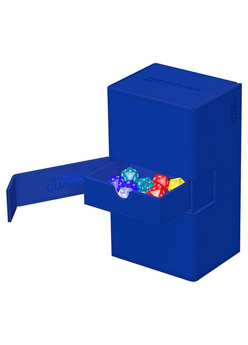 【Ultimate Guard】Twin Flip`n`Tray 200+ Xenoスキン モノカラー 青