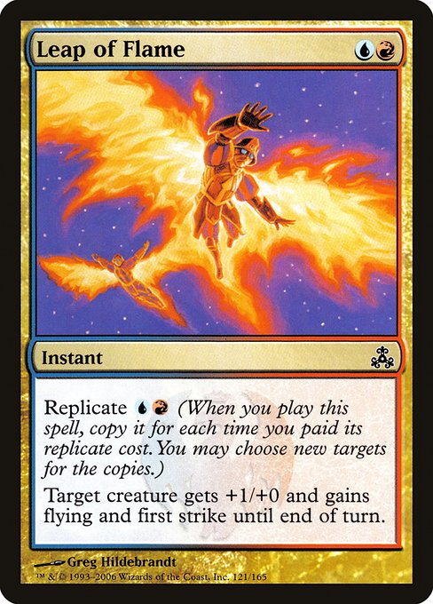 【Foil】【EN】飛び火/Leap of Flame [GPT] 金C No.121