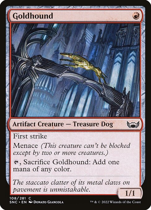 【Foil】【EN】黄金犬/Goldhound [SNC] 茶C No.108