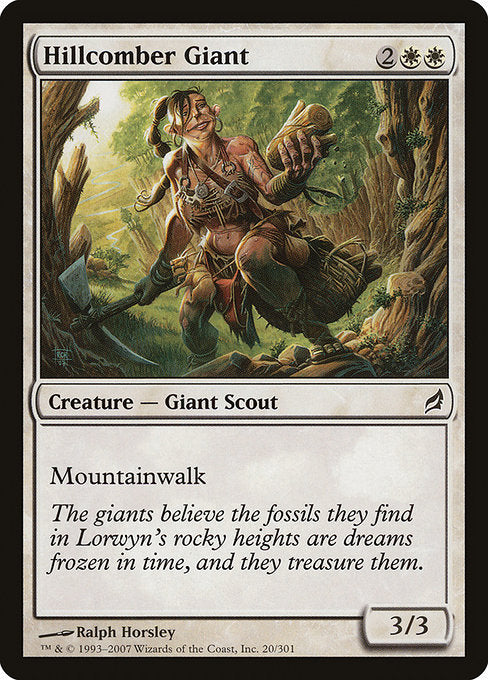 【Foil】【EN】丘漁りの巨人/Hillcomber Giant [LRW] 白C No.20