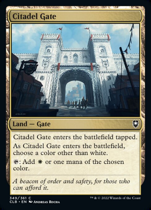 【EN】砦門/Citadel Gate [CLB] 無C No.349