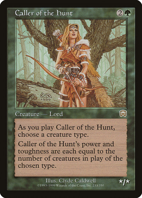 【Foil】【EN】狩りの統率者/Caller of the Hunt [MMQ] 緑R No.233
