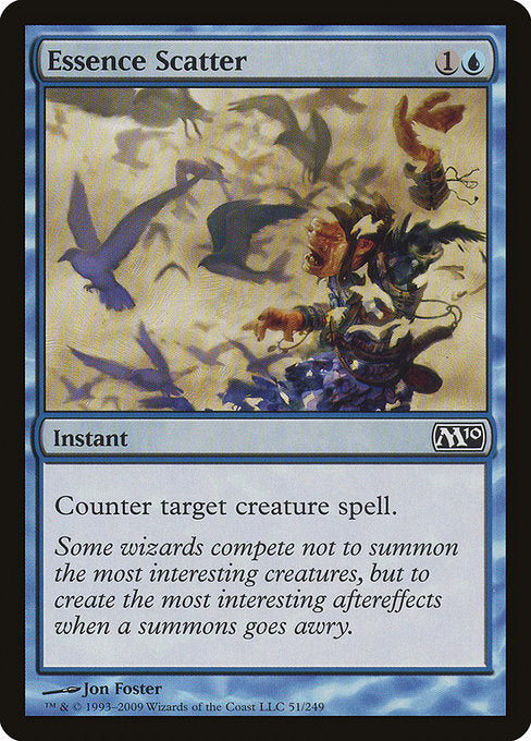 【Foil】【EN】本質の散乱/Essence Scatter [M10] 青C No.51