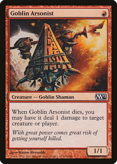 【EN】ゴブリンの付け火屋/Goblin Arsonist [M12] 赤C No.136