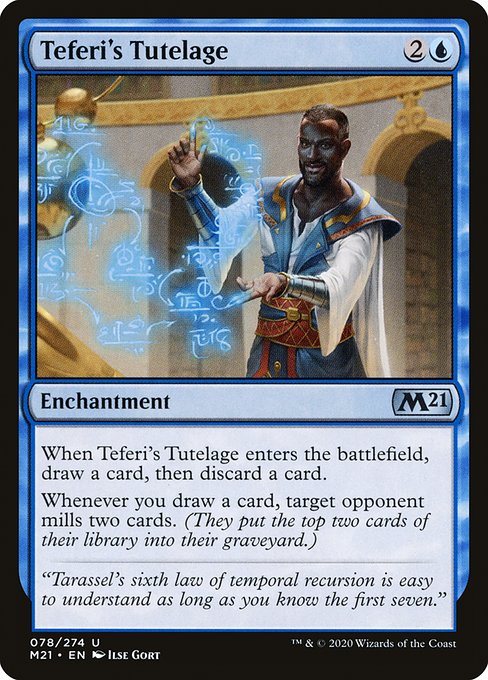 【Foil】【EN】テフェリーの後見/Teferi's Tutelage [M21] 青U No.78