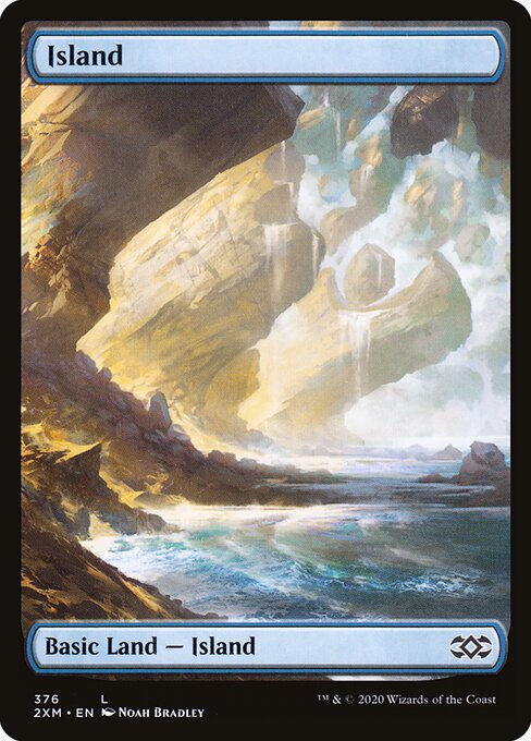 【Foil】【EN】島/Island [2XM] 無C No.376