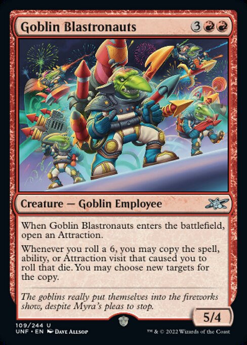 【Foil】【EN】Goblin Blastronauts [UNF] 赤U No.109