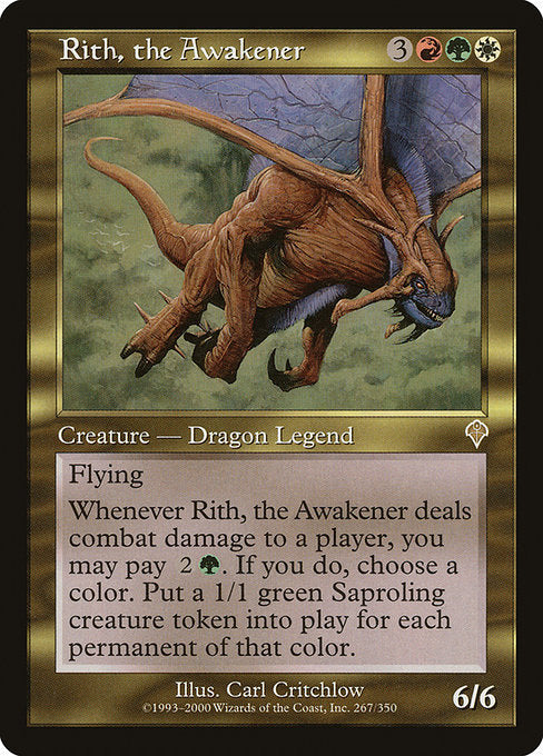 【Foil】【EN】煽動するものリース/Rith, the Awakener [INV] 金R No.267